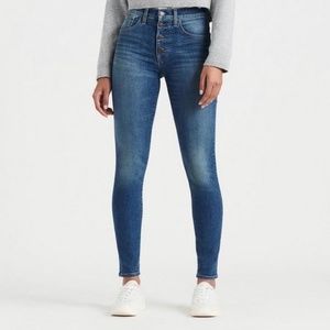 Lucky Brand Bridgette HR Crop Button Fly Jeans